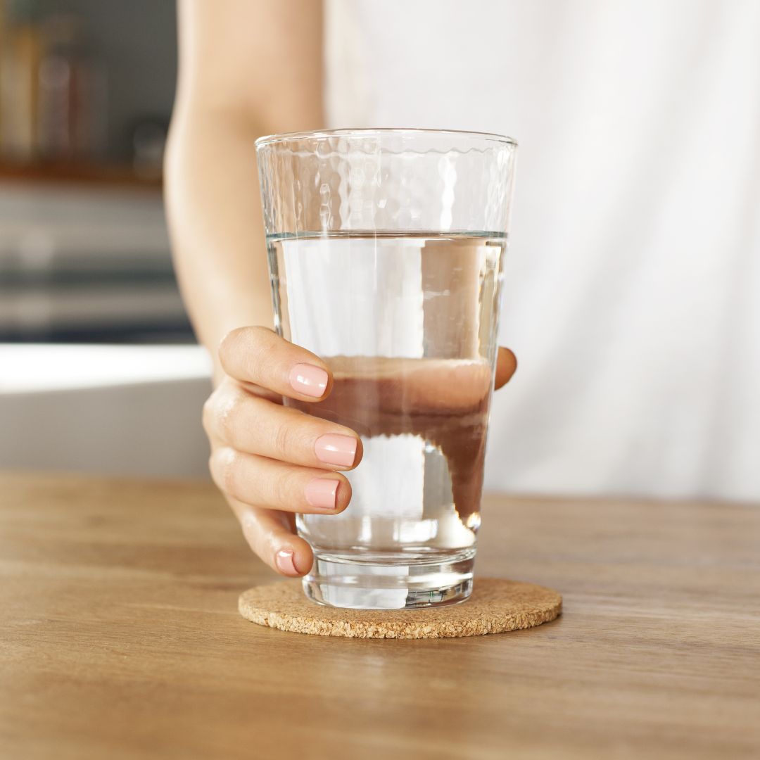 glass of water