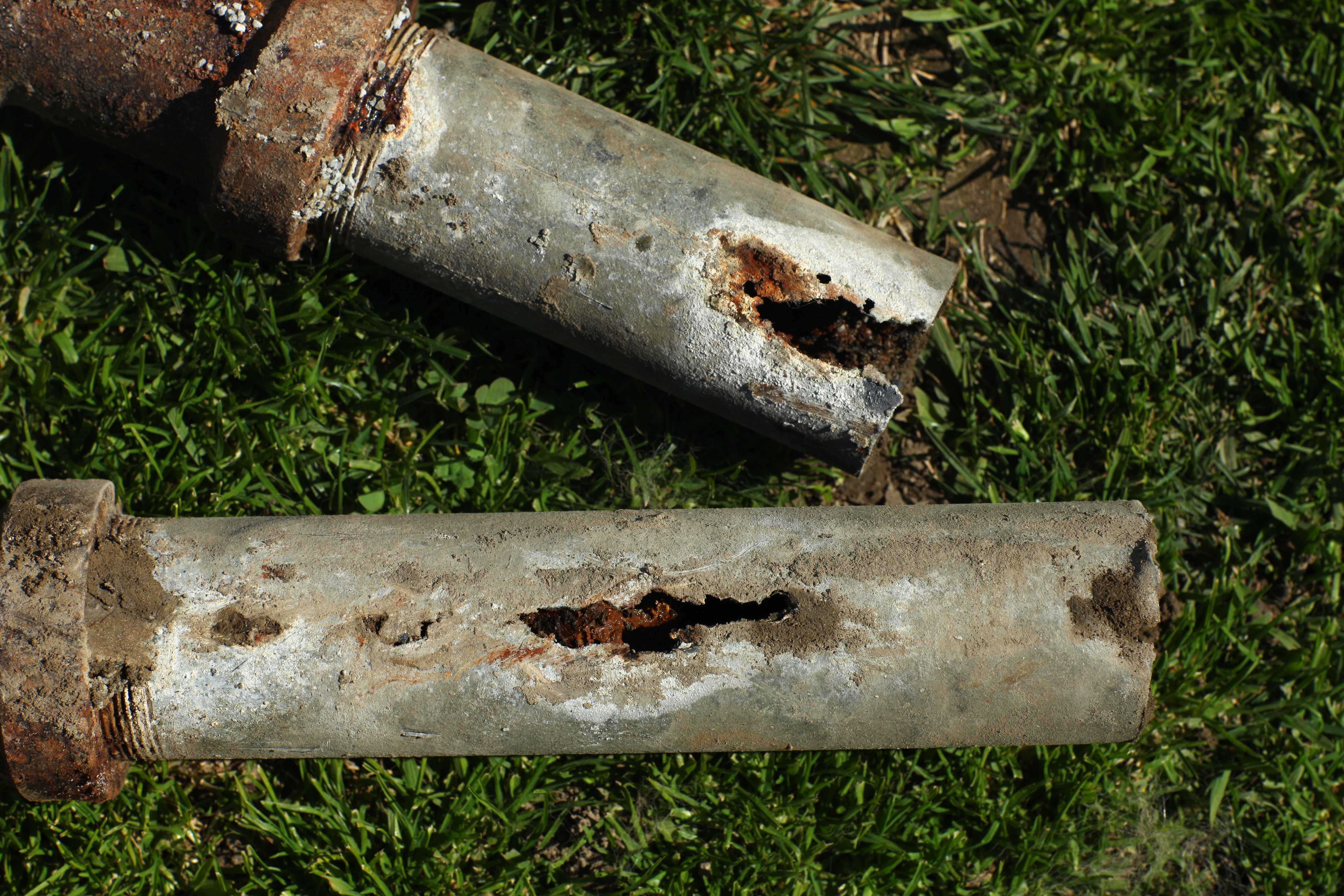damaged pipes damaged pipes